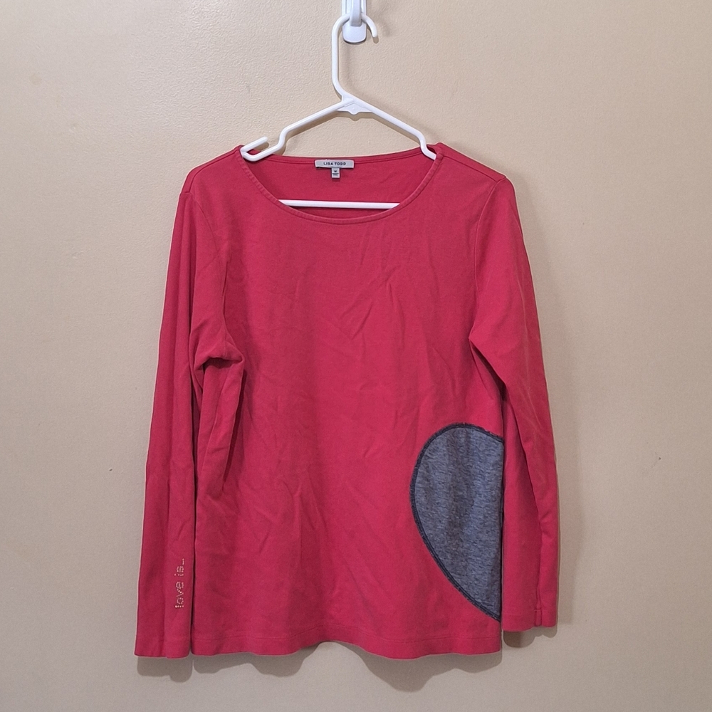Lisa Todd Pink Heart Shirt